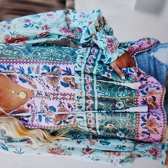 NWT/NIP Boho Blouse - Picture 2 of 3